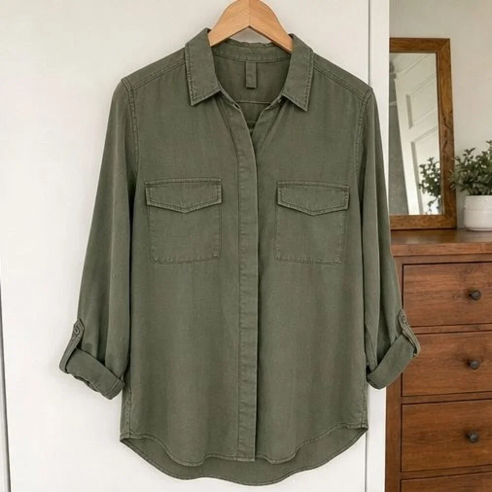 Rust Puff Sleeve Top